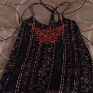 This is a very colorful tank top